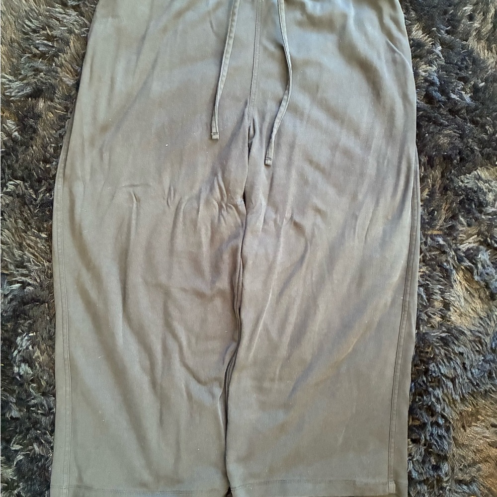 Casual Drawstring Jogger Pants — black